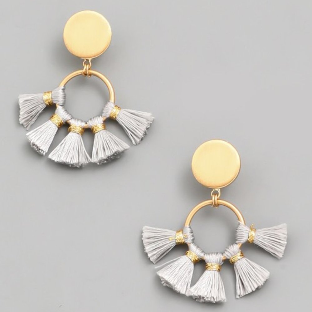 Mini Tassel Earrings - Picture 1 of 1